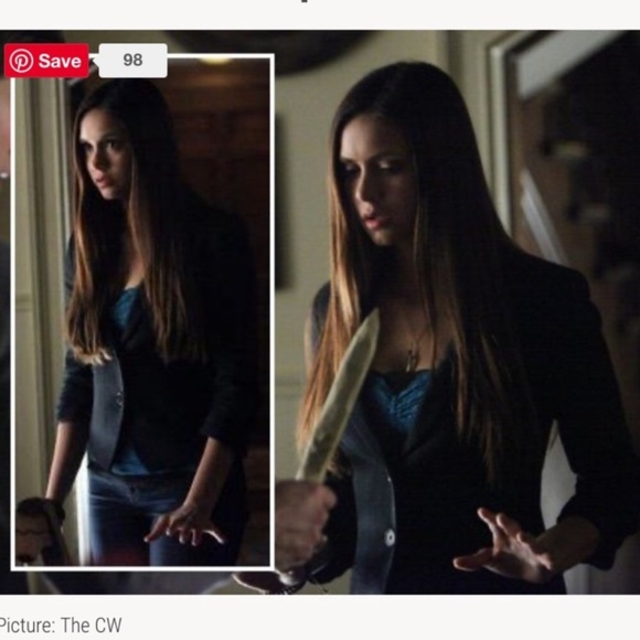ASO Elena Gilbert Pins & Needles Tank TVD - Picture 1 of 5